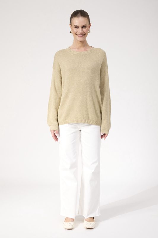 SALLA SPARKLE JUMPER - GOLD