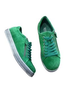 TOKEN SUEDE SNEAKER - GREEN