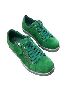 TOKEN SUEDE SNEAKER - GREEN