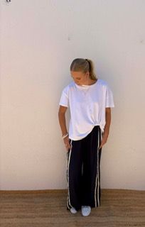 GEMMA DETAIL PANT - NAVY