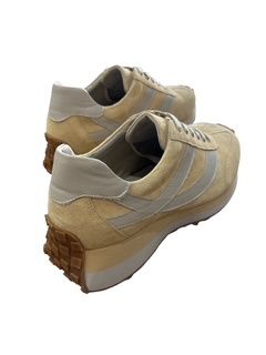 SHERYLS SUEDE SNEAKER - ALMOND