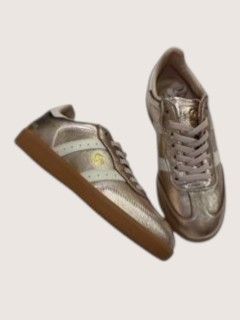 ELIANA PARALLEL SNEAKER - METALLIC