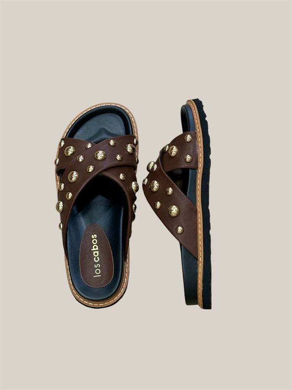 MODE STUD SLIDE - CHESTNUT