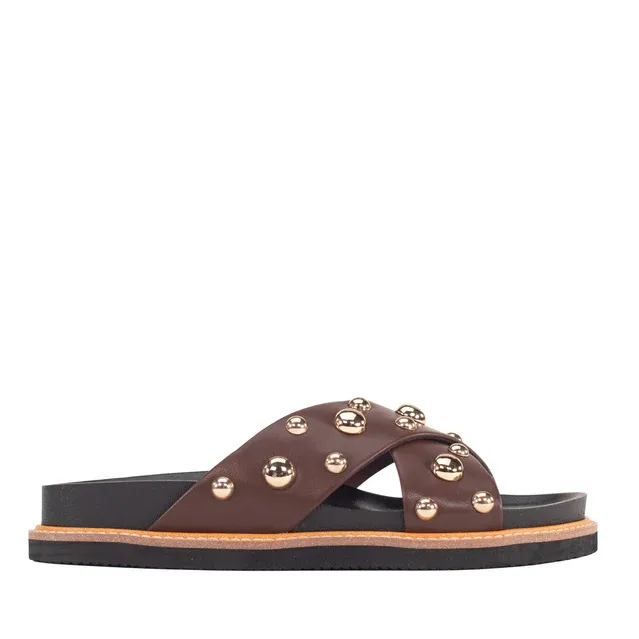 MODE STUD SLIDE - CHESTNUT