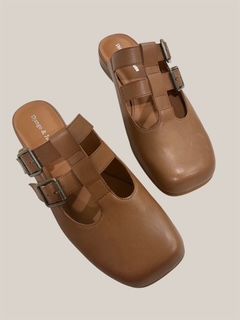 GREKA LEATHER MULE - TAN