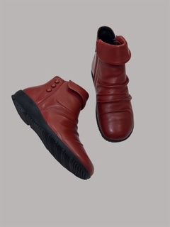 CHARLOTTE LEATHER BOOT - RUBIN