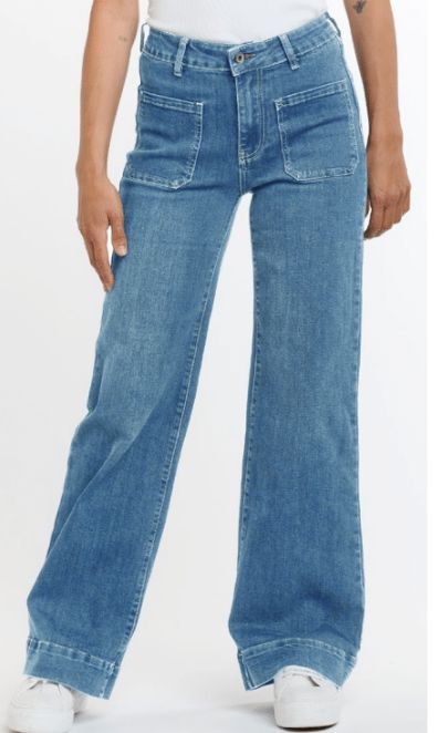 BOBBI 7/8TH JEAN - LIGHT WASH