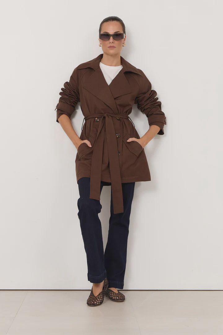 PARIS SHORT TRENCH - CHOC