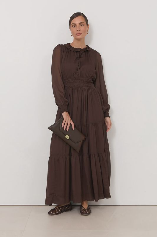 MARCELA MAXI DRESS - CHOC