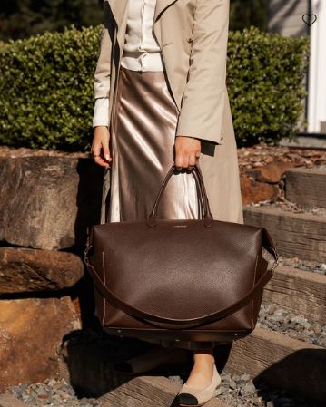 OHIO OVERNIGHT BAG - CHOC