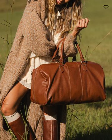 COOPER TRAVEL BAG - COGNAC