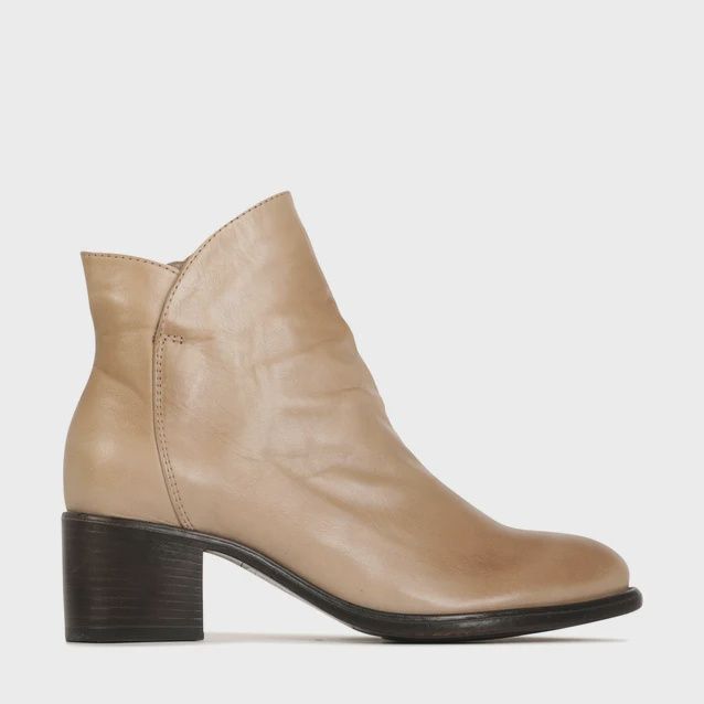 ROBBI LEATHER BOOT - TAUPE