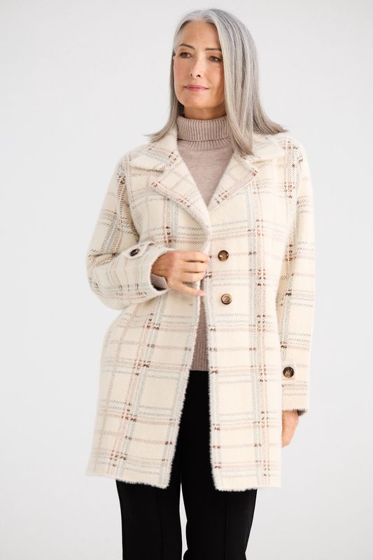 MARSHALL KNIT JACKET - BEIGE