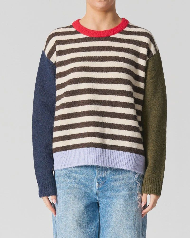 CALIFORNIA STRIPE JUMPER - CREAM