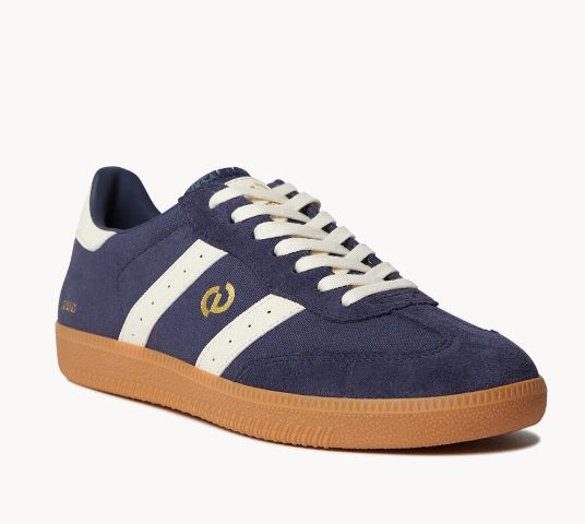 ELEANOR PARALLEL SNEAKER - NAVY/IVORY