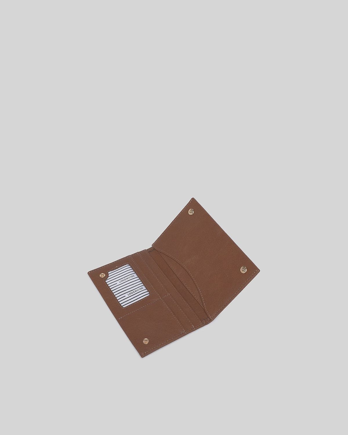 VENICE PASSPORT HOLDER - S/COGNAC