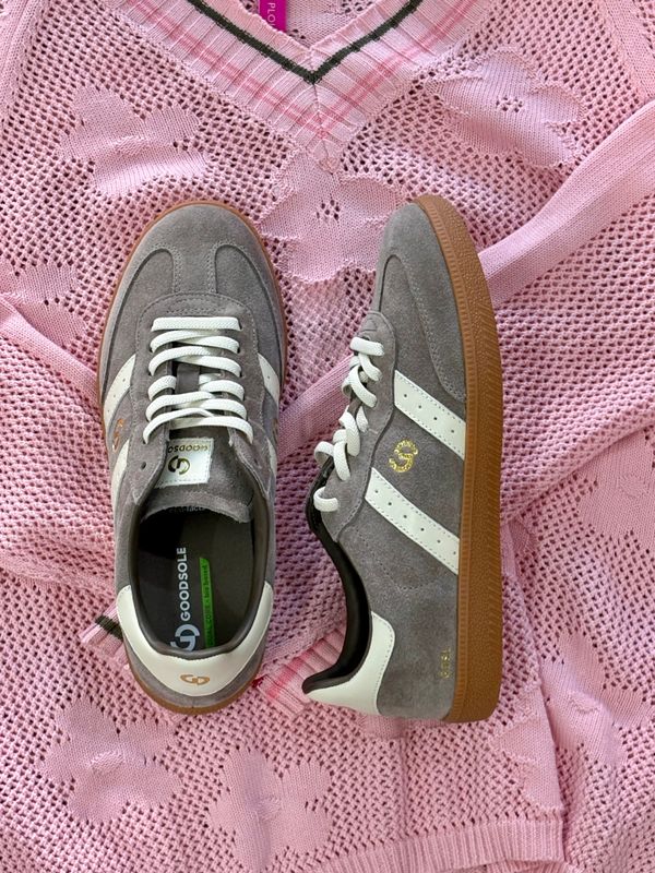 ELEANOR PARELLEL SNEAKER - WAL/IVORY