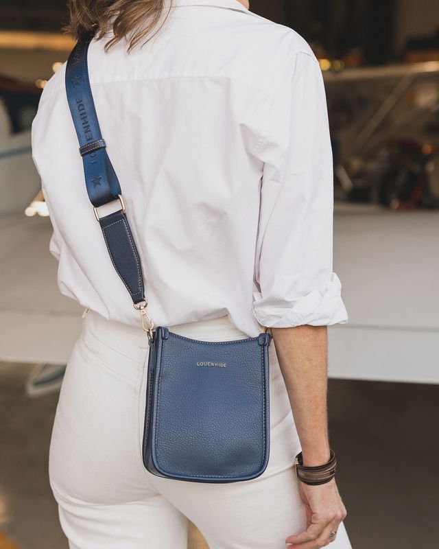 PARKER LOGO PHONE BAG - NAVY