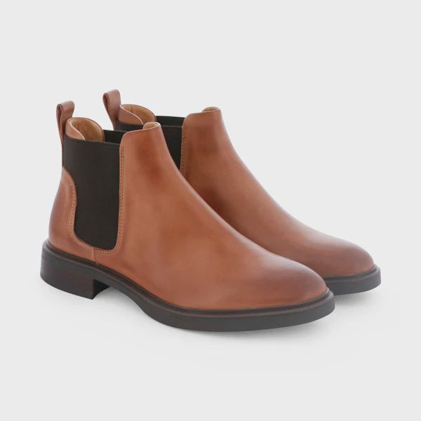 BLAIZ LEATHER BOOT - BRANDY