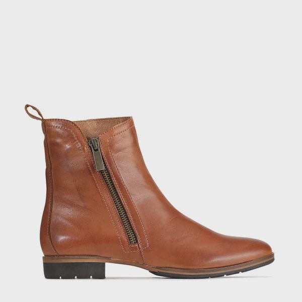 GAITES LEATHER BOOT - BRANDY