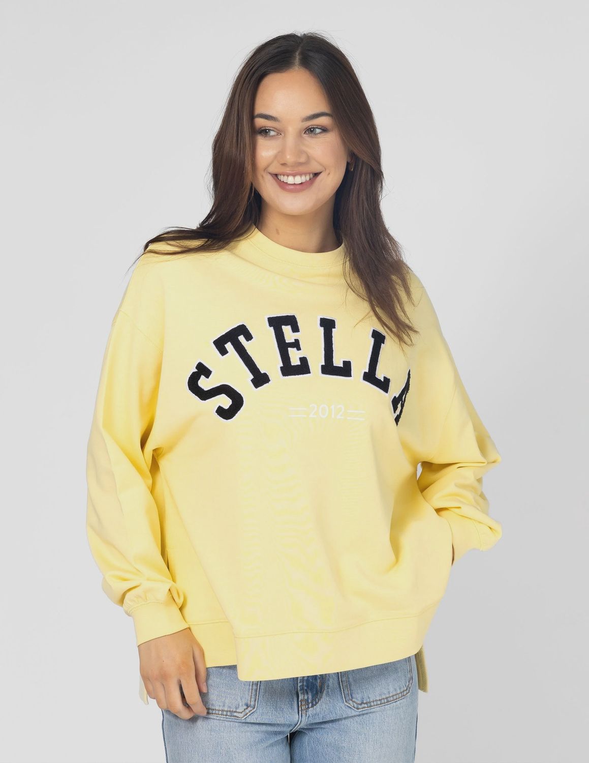 SUNDAY SWEATER - BANANA/BLK