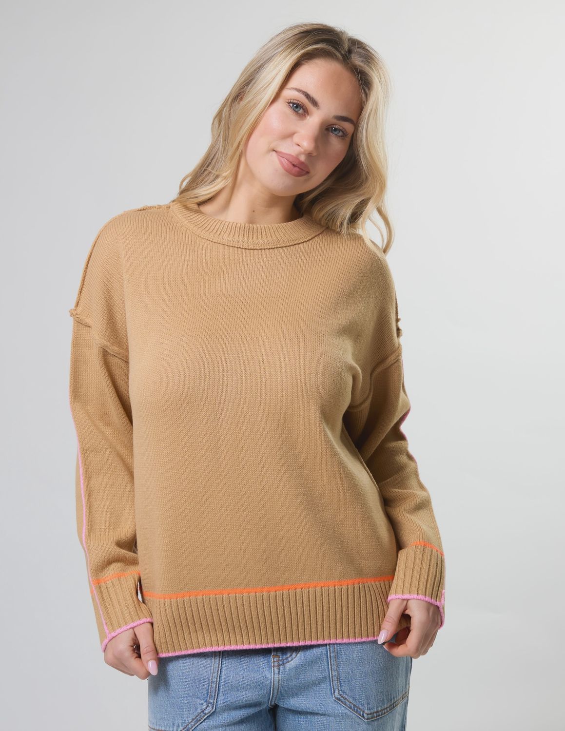 DALLAS JUMPER - MAPLE SUGAR