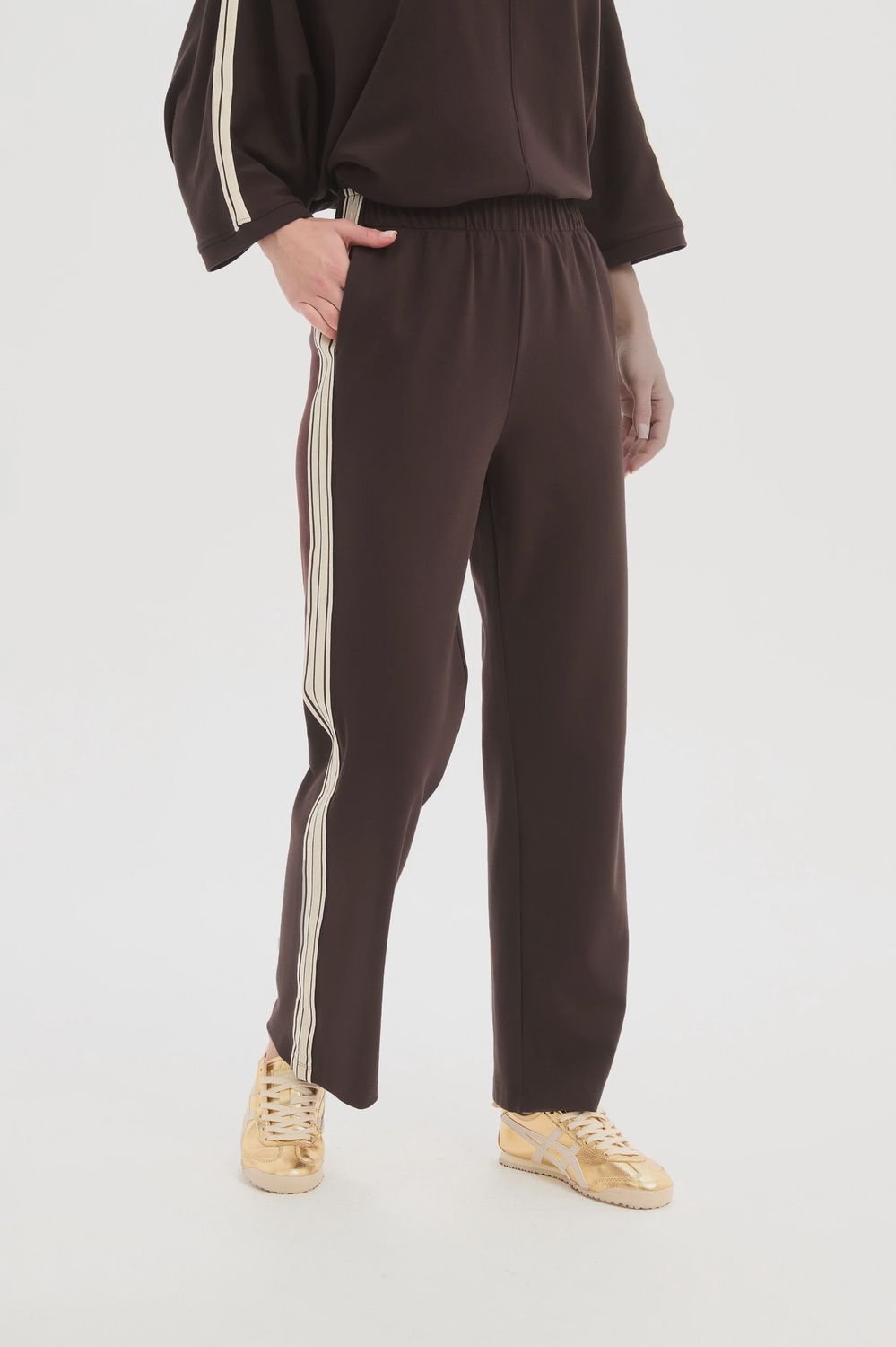 STEPH LOUNGE PANT - CHOC
