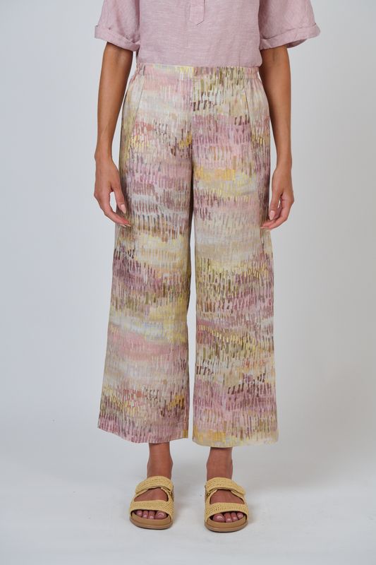 ELIZABETH LINEN PANT - JARDIN