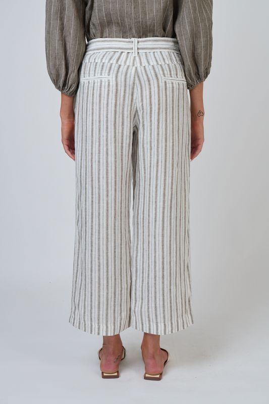 MARGIE LINEN PANT - TRAVERTINE