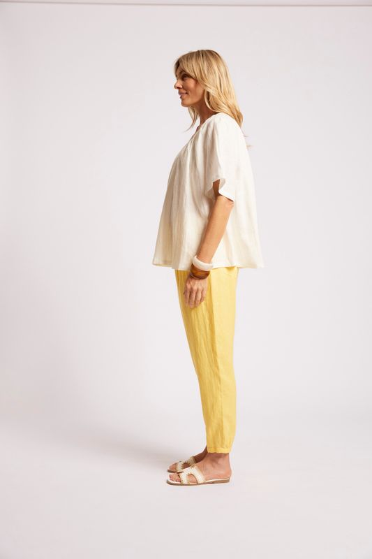 COVE RELAXED TOP O/S - WHT