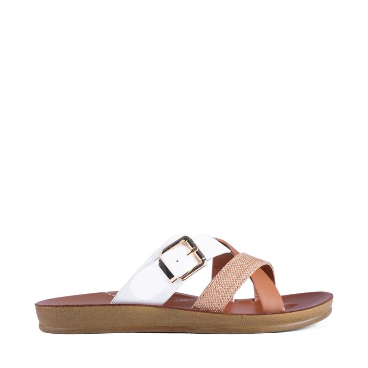 BRIK W LOS CARBOS - WHT/BRDY/RAFFIA