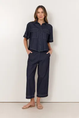 LYNDON CROPPED DENIM PANT - ADORNE