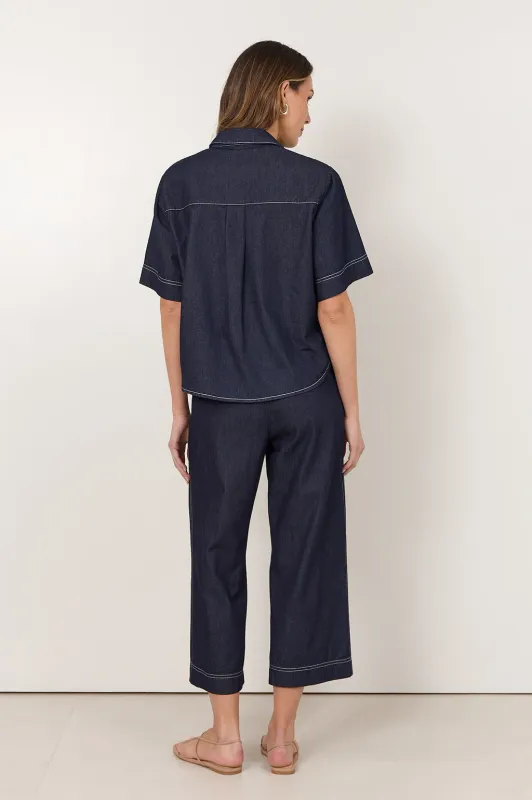 LYNDON CROPPED DENIM PANT - ADORNE