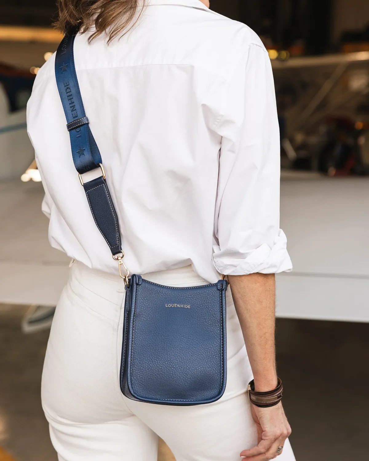 PARKER LOGO PHONE BAG - NAVY