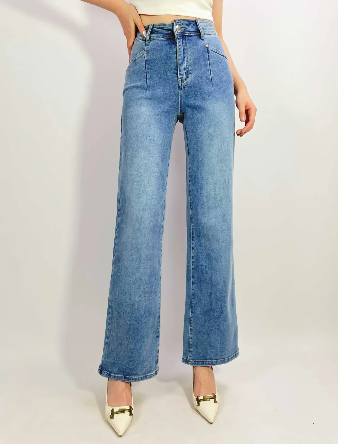 STRAIGHT LEG JEAN MID - CD