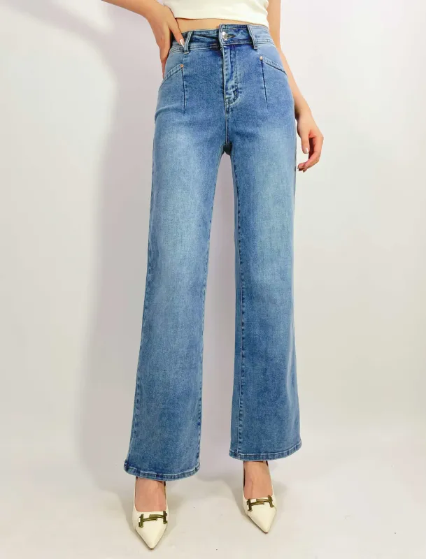 STRAIGHT LEG JEAN MID - CD