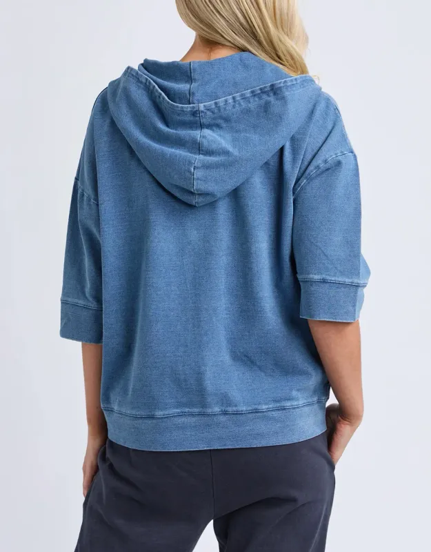 TESSA DENIM LOOK HOODIE