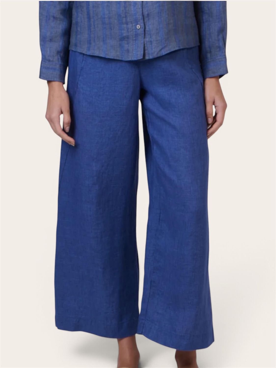 BETTY LINEN PANT BLUEBERRY