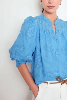 ZOE KRATZMANN POISE WOMEN'S TOP - LAGOON