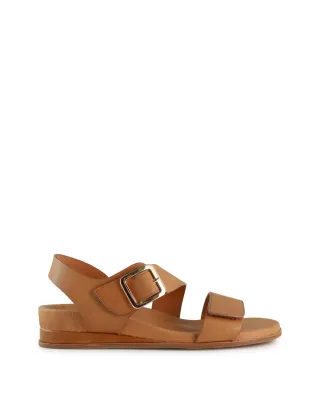 DJANGO &amp; JULIETTE FLARED WOMEN'S SANDALS - TAN