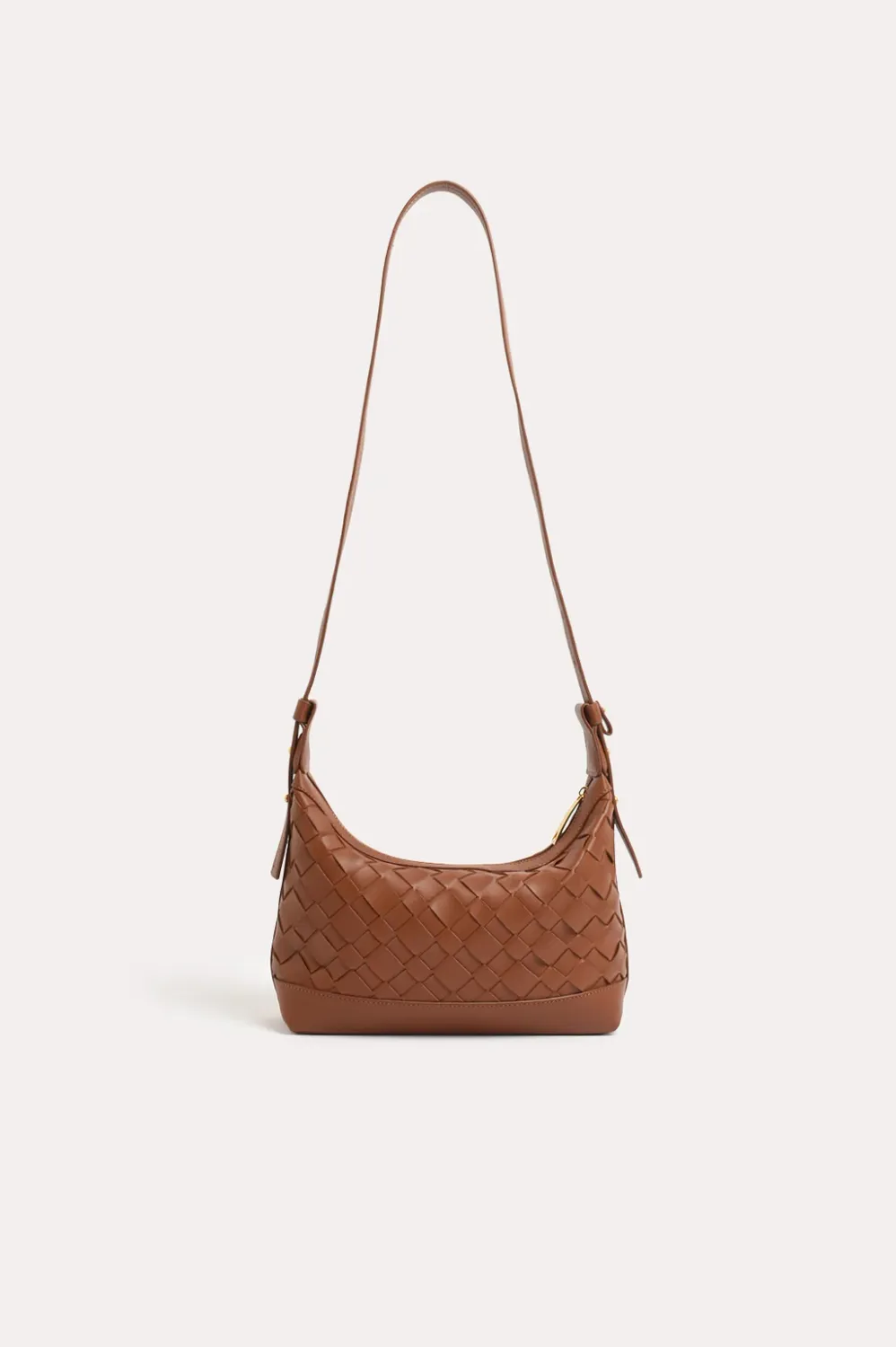 ADORNE RHODES PLAIT WOMEN'S HANDBAG - TAN