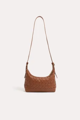 ADORNE RHODES PLAIT WOMEN'S HANDBAG - TAN