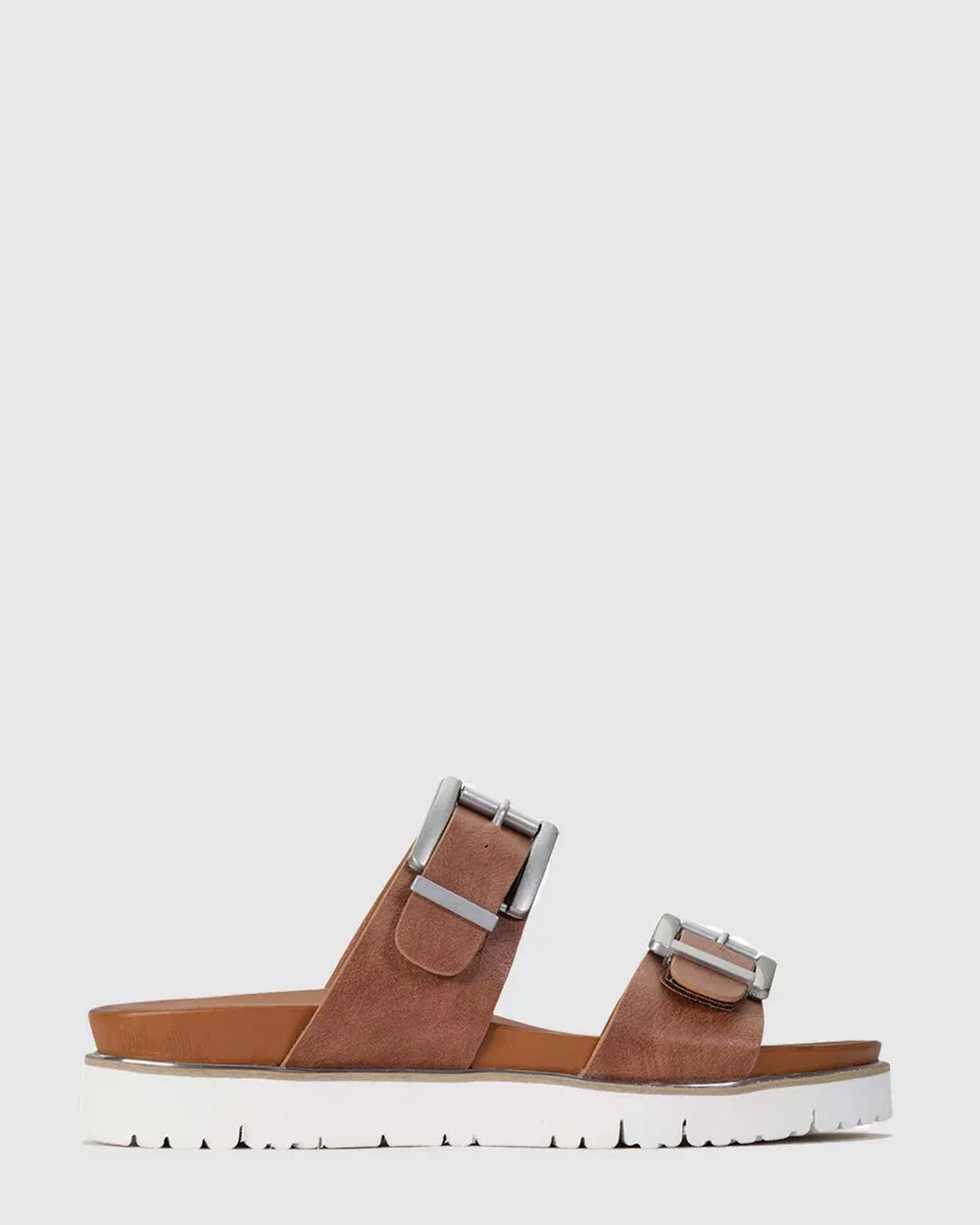 LOS CABOS CARTER WOMEN'S WOMEN'S SLIDE SANDAL - CHOCOLATE