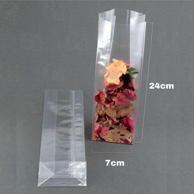 Bolsa transparente biodegradable (10 unds)