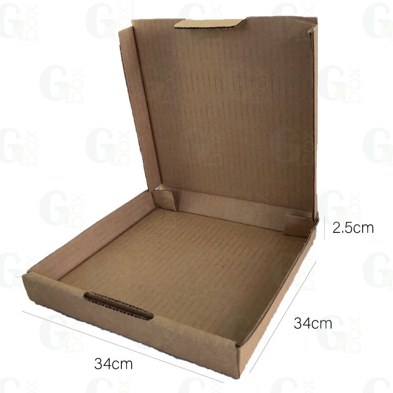 Caja cuadrada grande corrugada. (6 uds) Caja cuadrada grande corrugada. (6 uds)