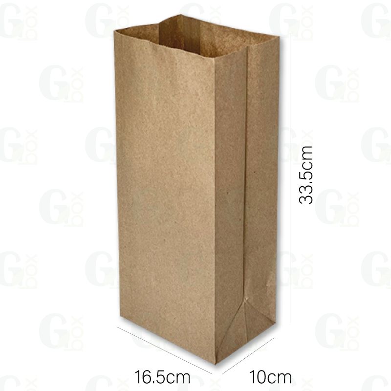 Bolsa kraft 10 Libras (100 unds)