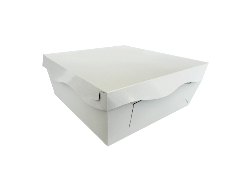 Caja Blanca Queque #14 (paquete 3 unidades)