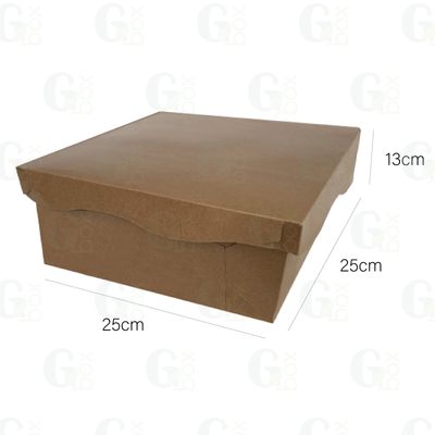 Caja Blanca/kraft Queque #10 (paquete de 3 unidades) Caja Blanca/kraft Queque #10 (paquete de 3 unidades)