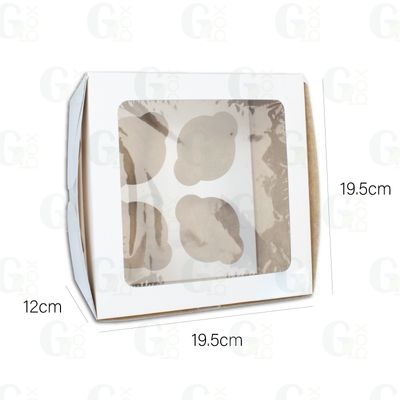 Caja para 4 Cupcakes (6 unds) Caja para 4 Cupcakes (6 unds)