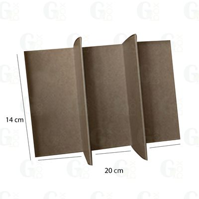 División de tres para caja Bio Max #4 (5 unds) División de tres para caja Bio Max #4 (5 unds)